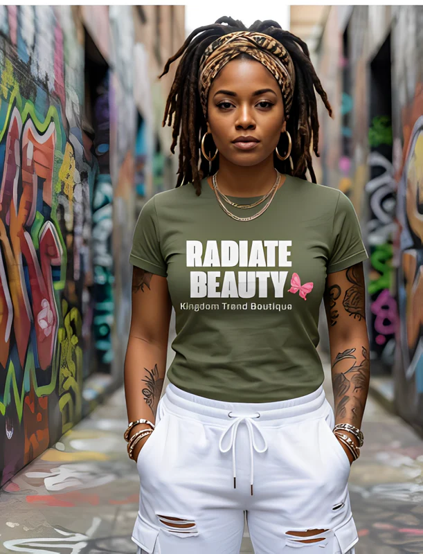 Radiate Beauty – Women's Short-Sleeve T-Shirt